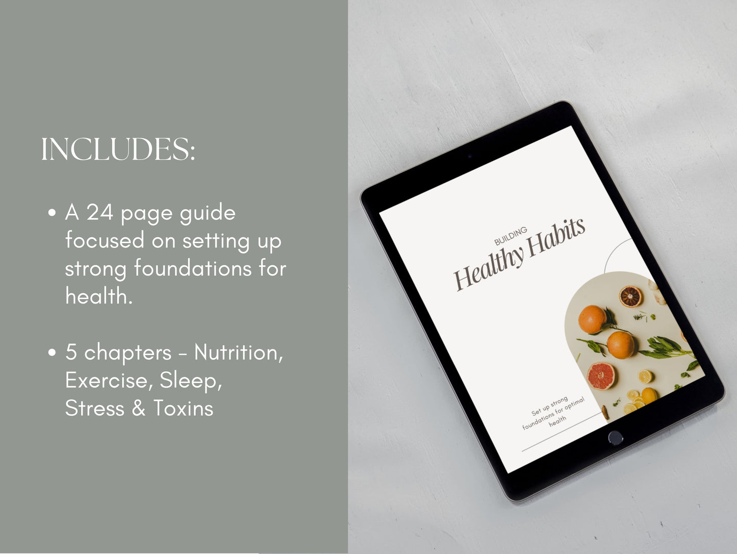 Done-for-you healthy lifestyle eBook for wellness professionals Canva