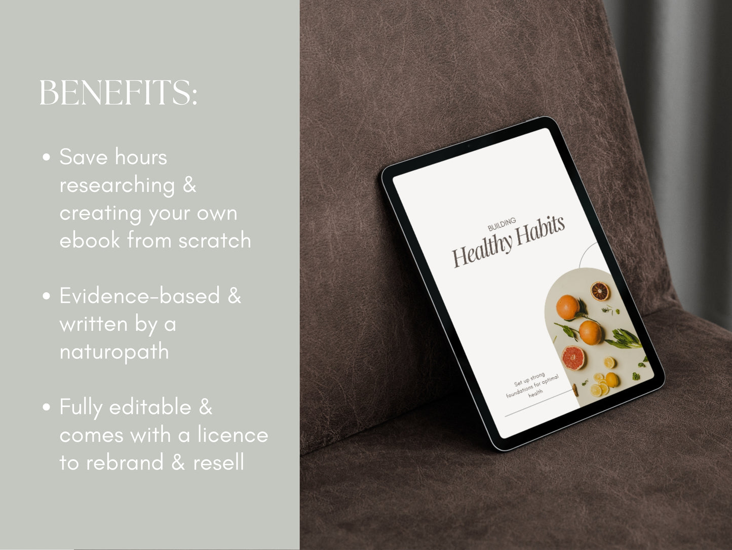 Wellness eBook Canva design for holistic health