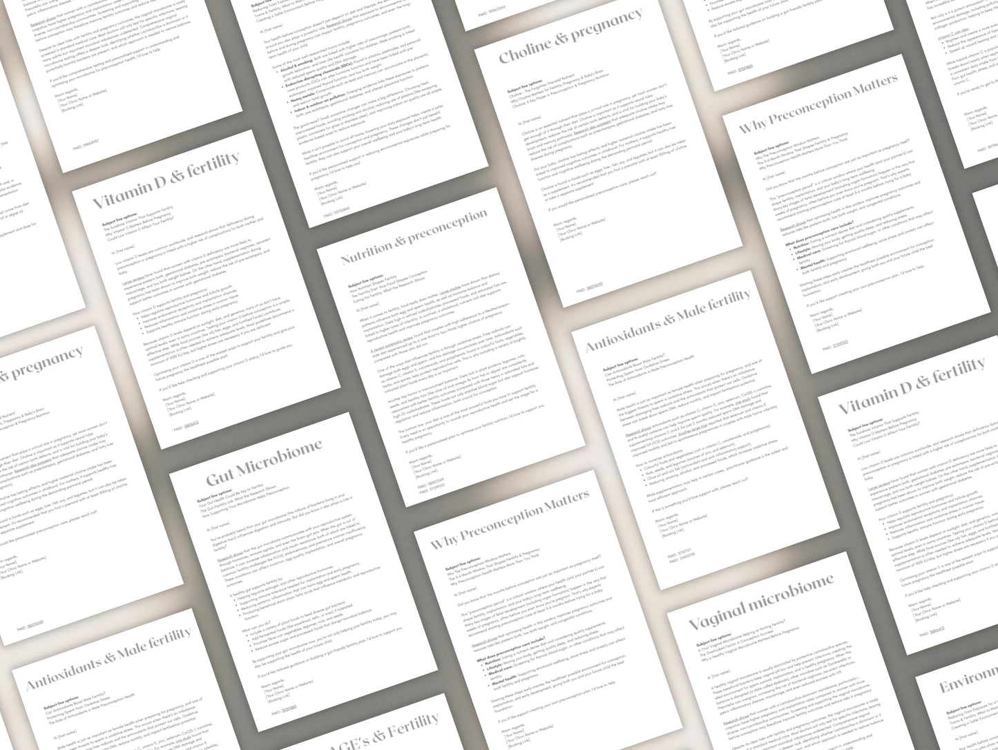 Preconception Emails (10)