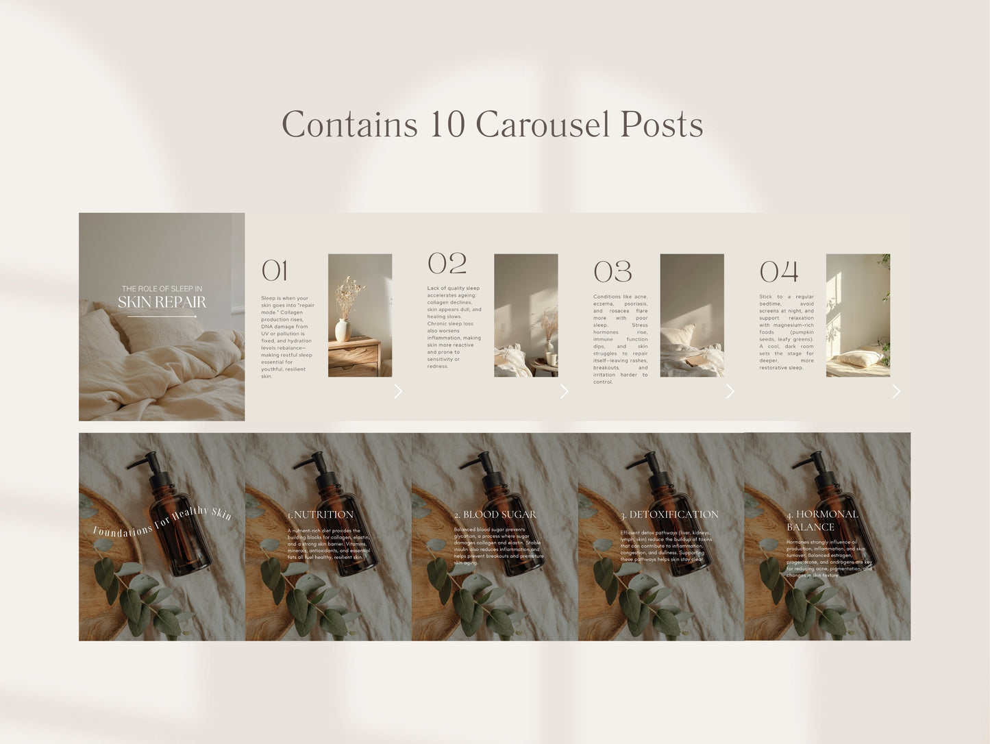 Skin Instagram Canva Templates