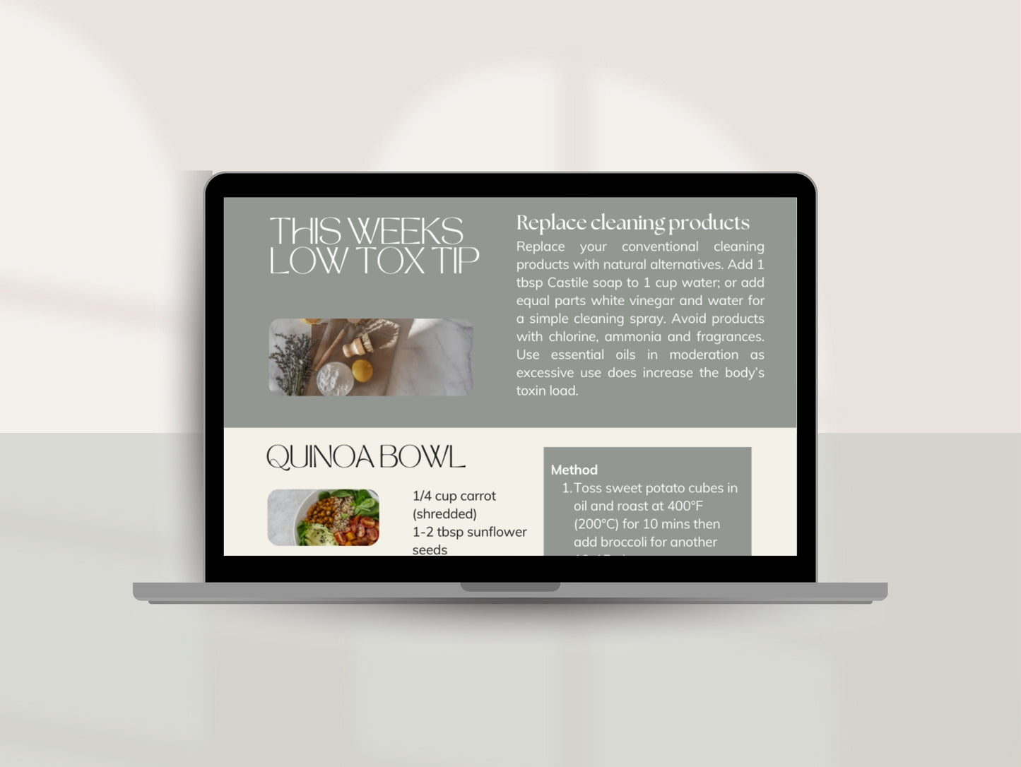 White-label detox email content for holistic health and passive income