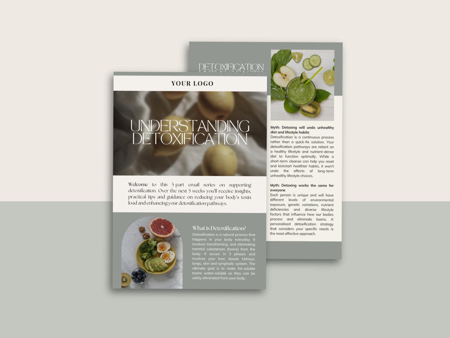 Detoxification email series for naturopaths and wellness professionals