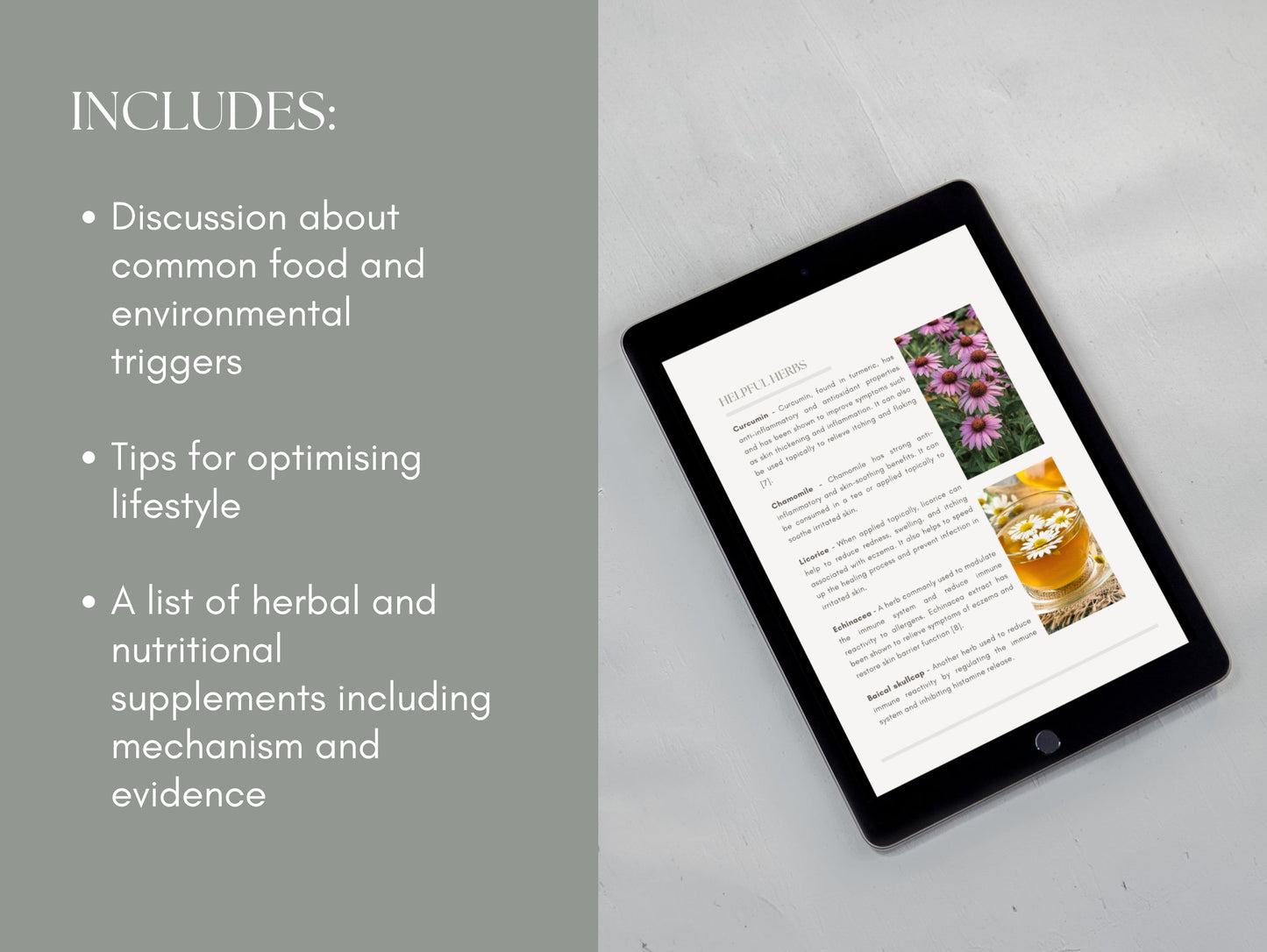 Comprehensive eczema booklet for naturopaths and dietitians