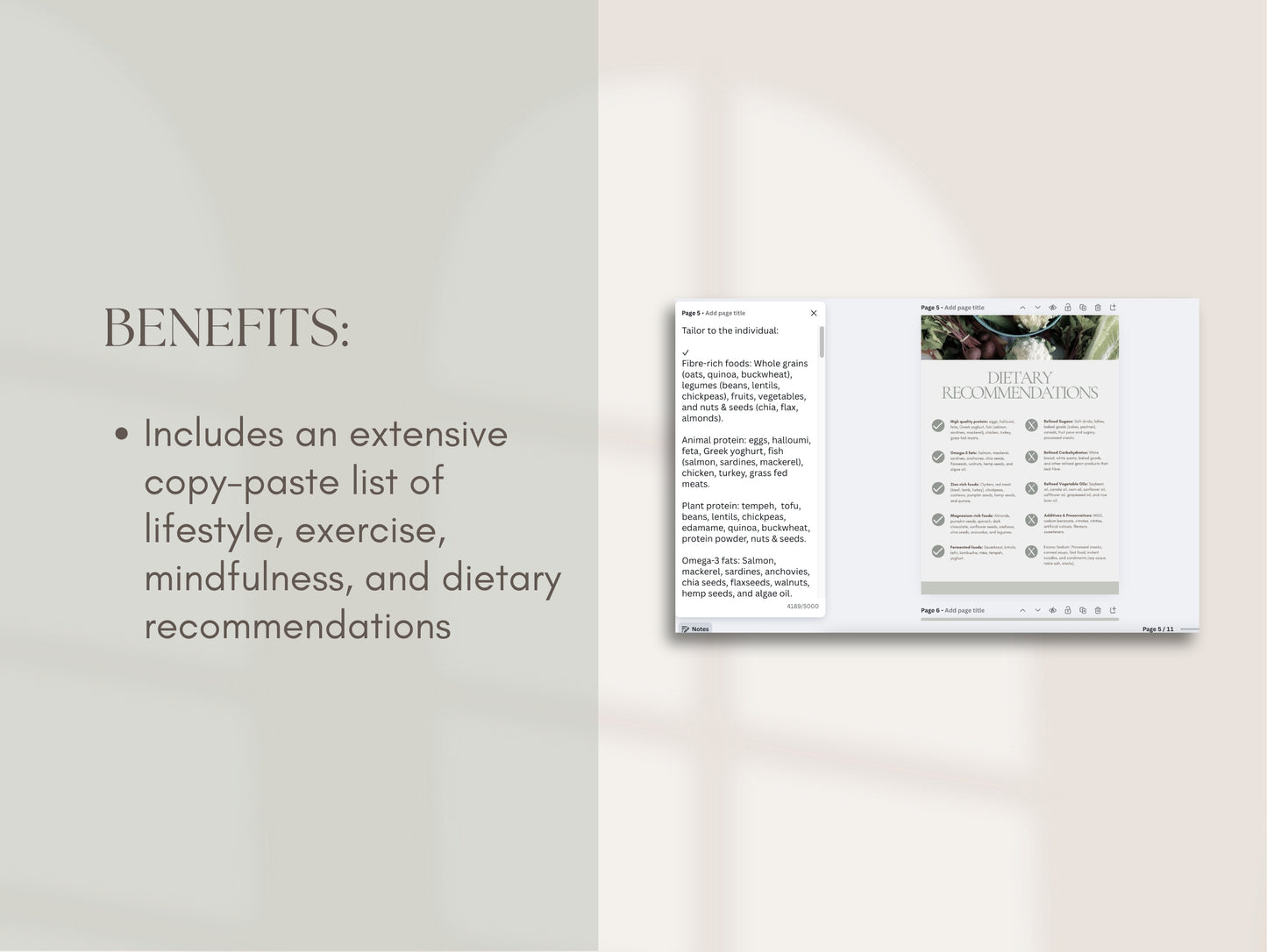 ND treatment protocol template digital download