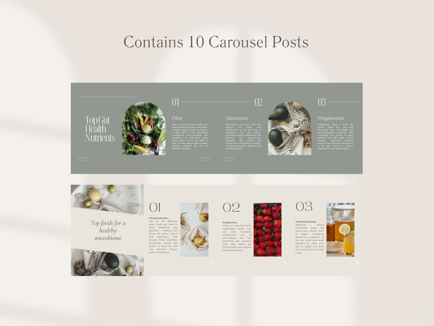 Client-ready SIBO, IBS, and microbiome social media posts for functional medicine practitioners