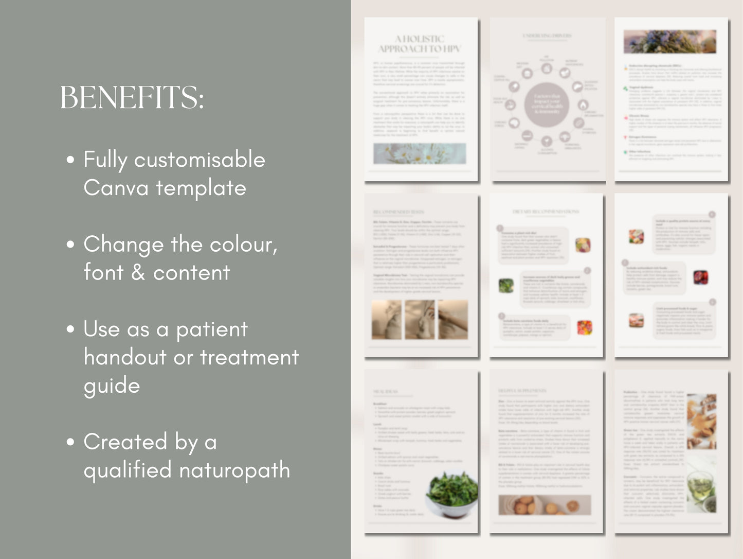 Client-ready HPV patient guide for functional medicine practitioners