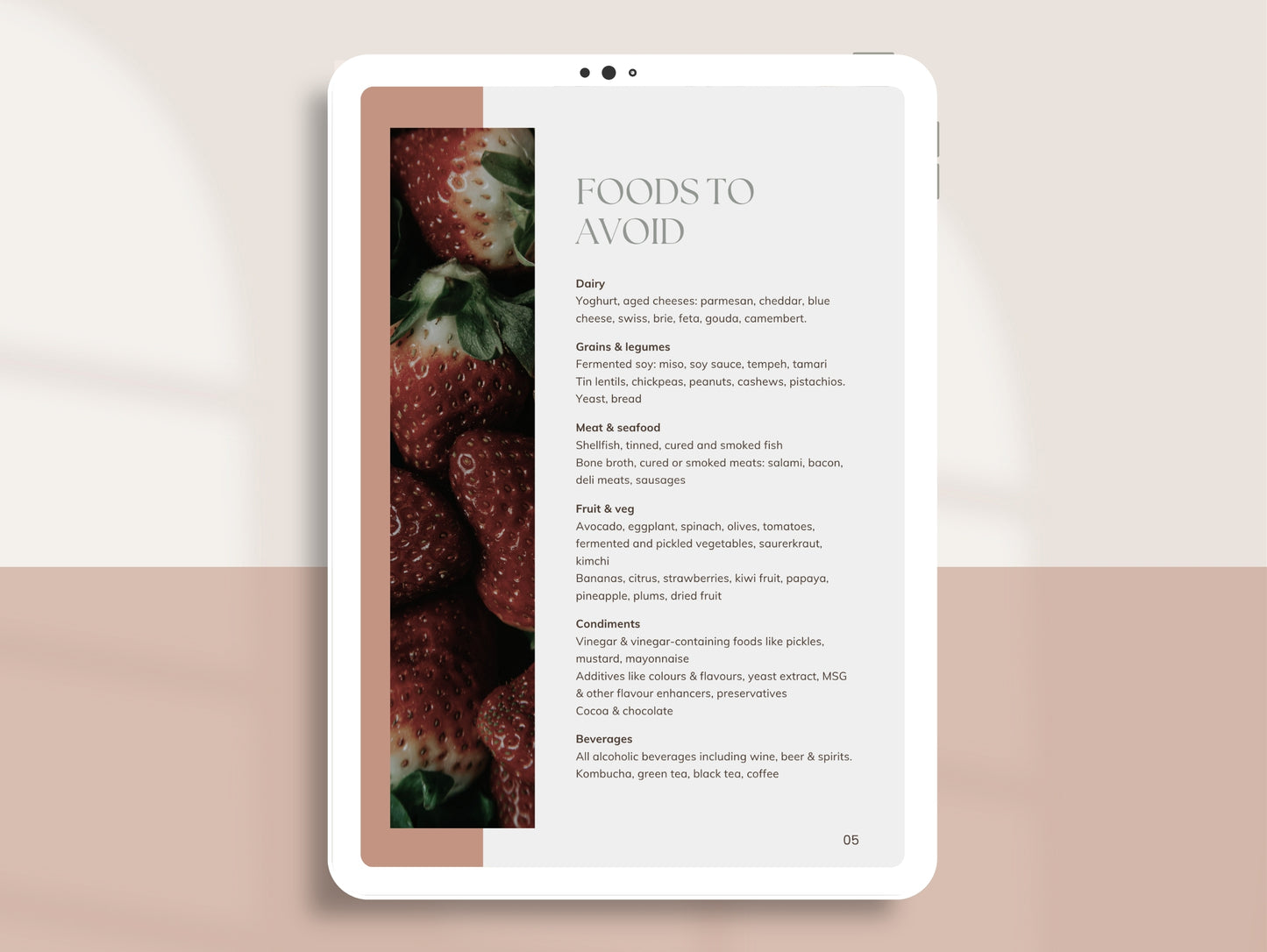 7 Day Low Histamine Meal Plan