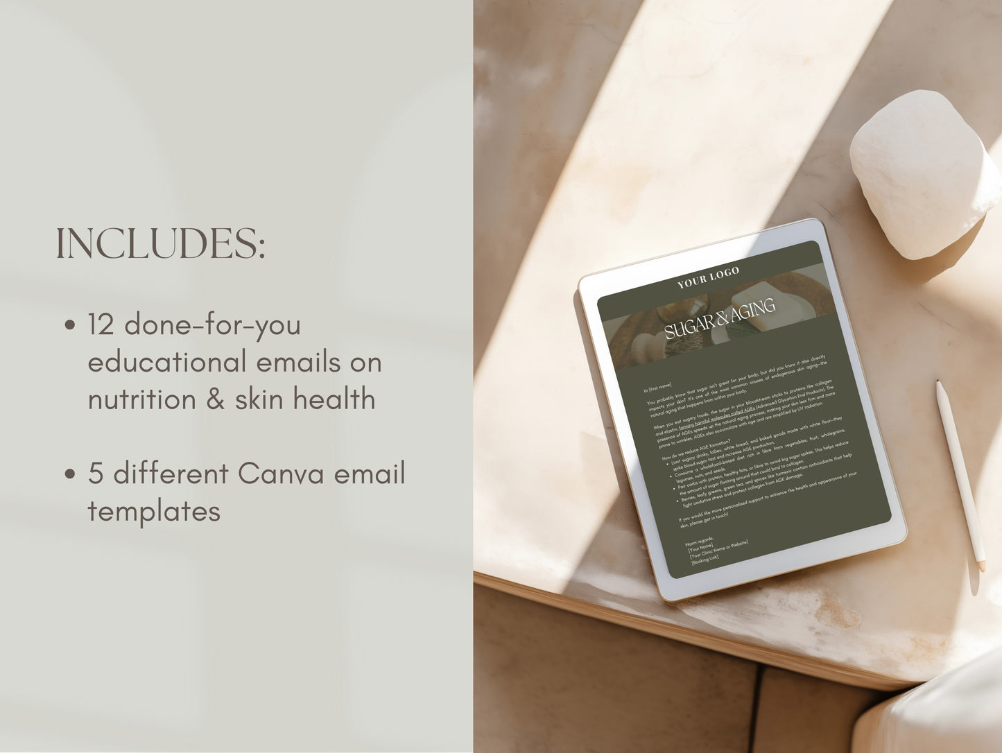 Nutrition & Skin Emails (12)