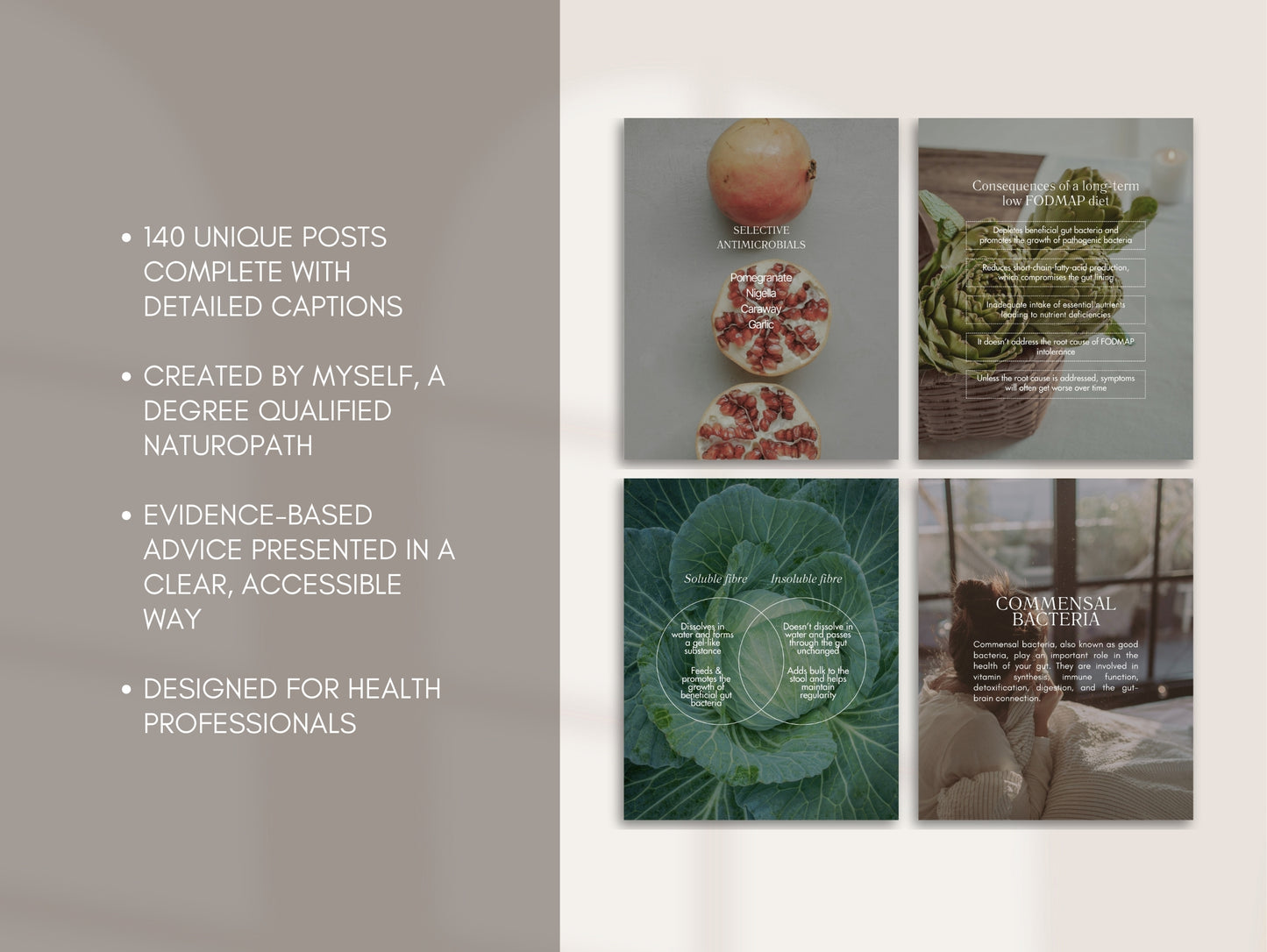 Gut Instagram Canva Templates - Aesthetic