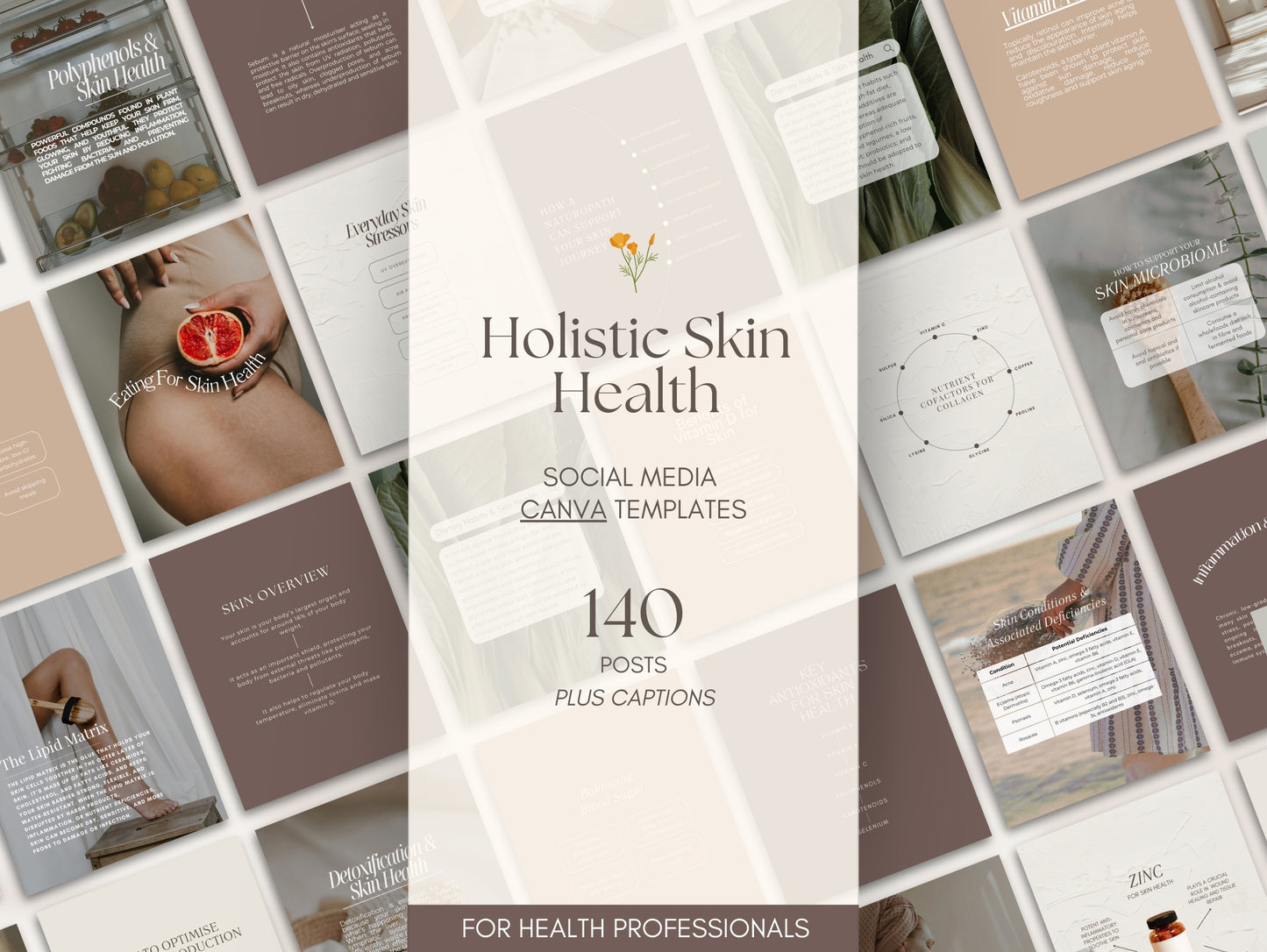Skin Instagram Canva Templates