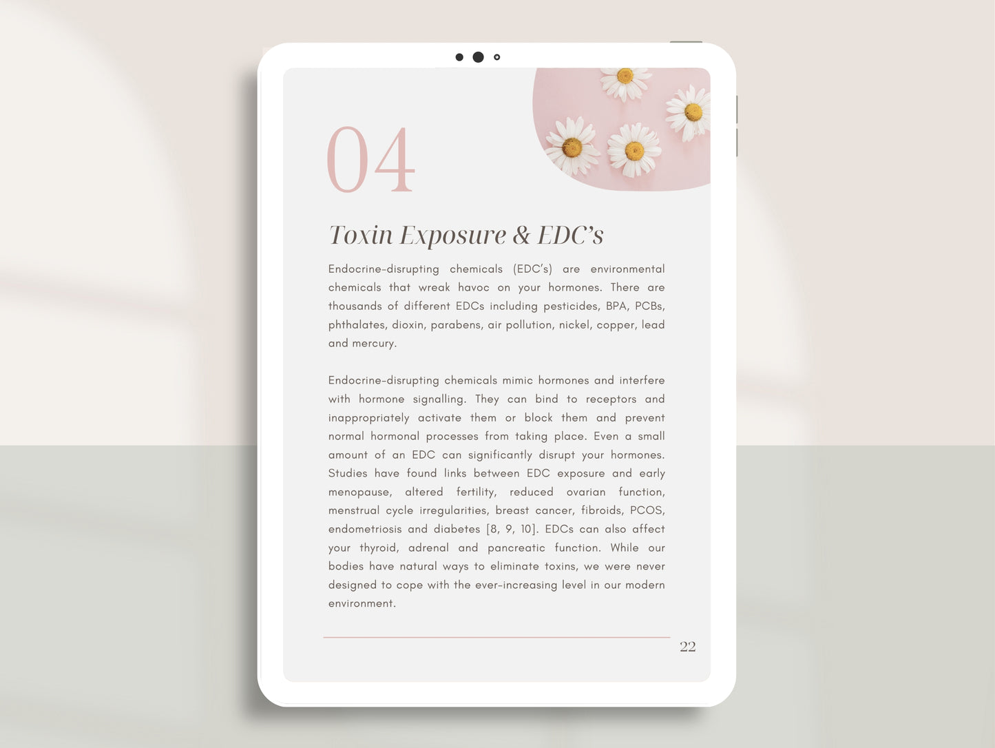 Editable hormone health management eBook for holistic practitioners