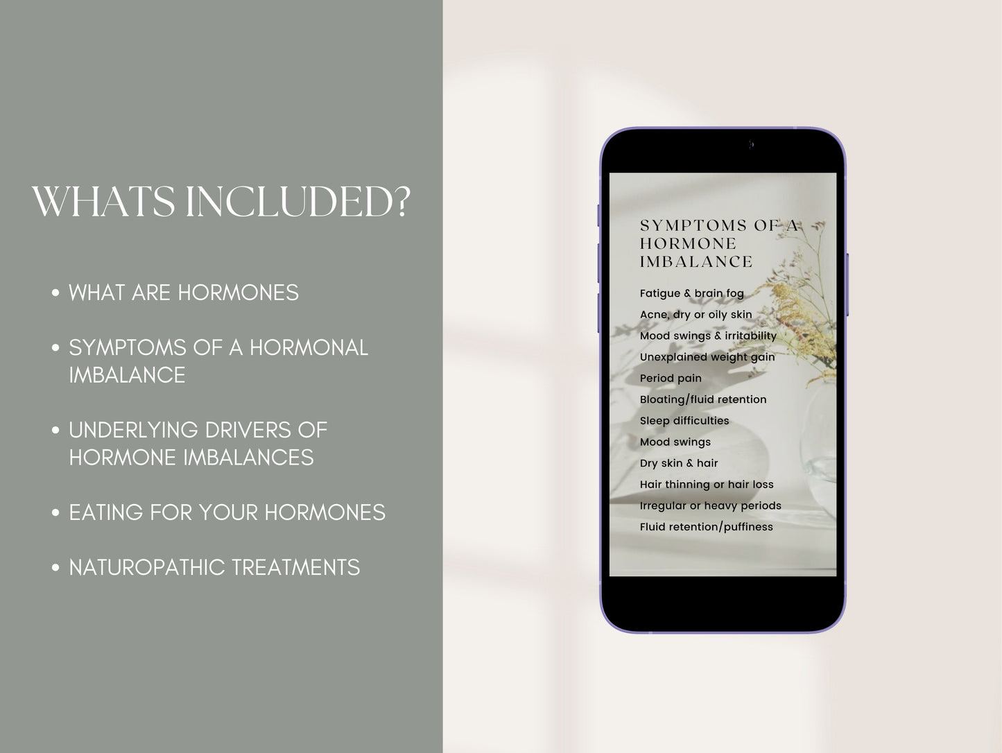 Editable hormone support reels for client education and social media