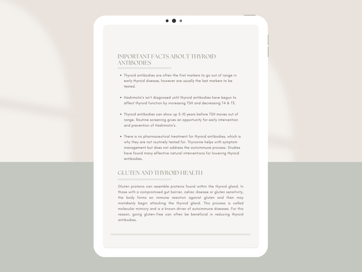PLR hypothyroid patient booklet for passive income and client education