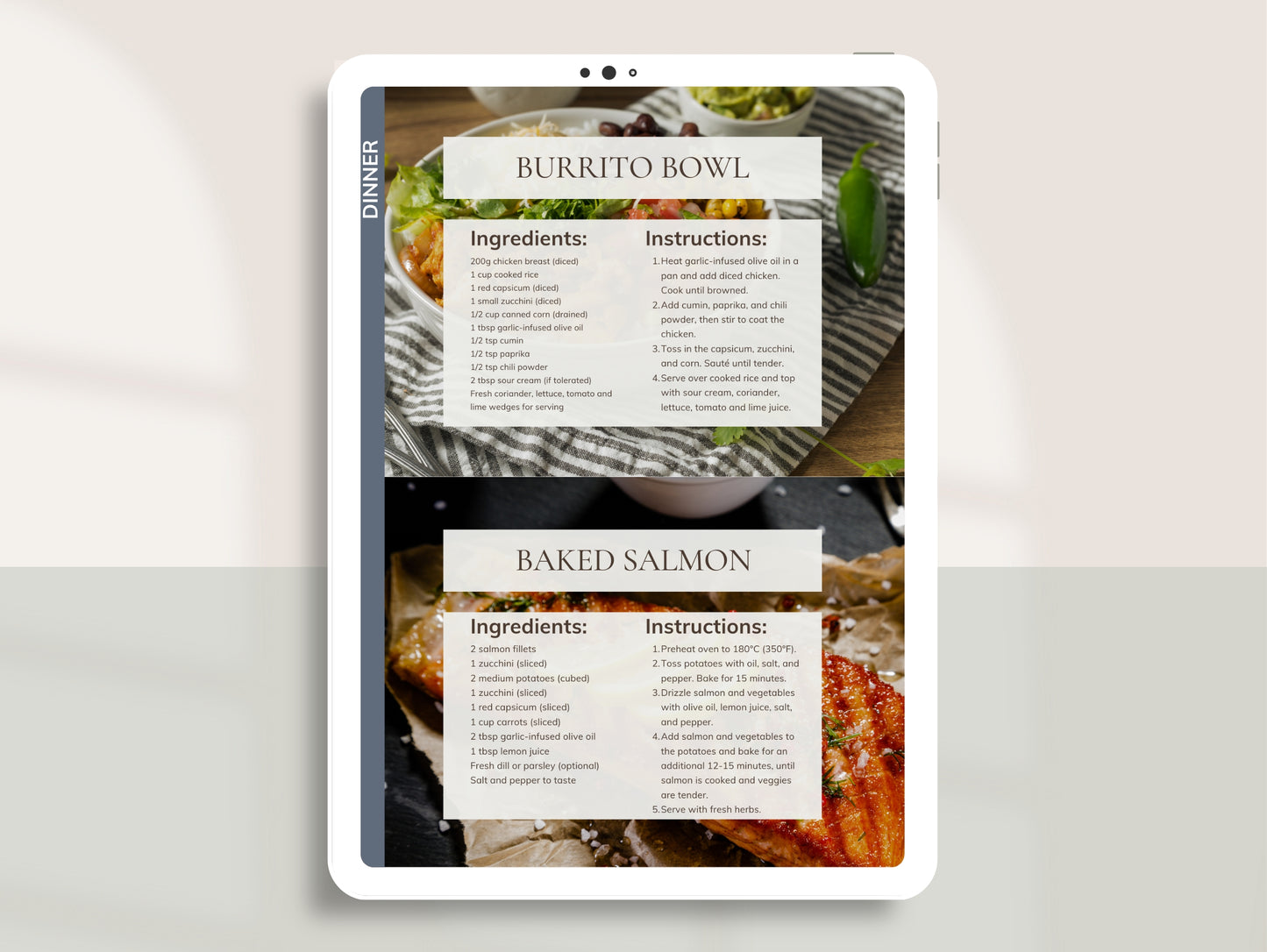 Low FODMAP weekly meal plan and recipe pack for nutrition professionals