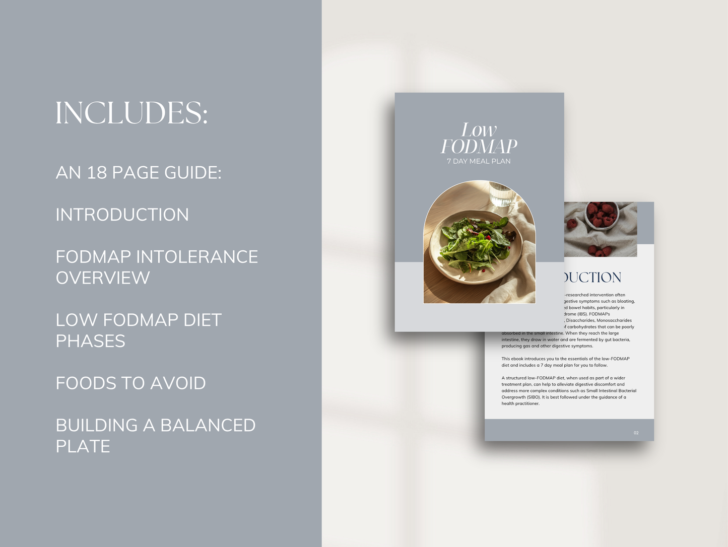 7 Day Low FODMAP Meal Plan