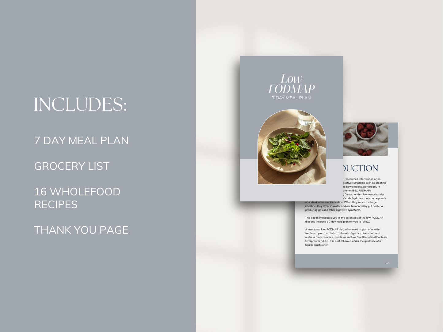 7 Day Low FODMAP Meal Plan