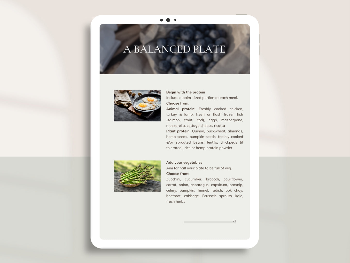 Canva low histamine nutrition plan for dietitians and wellness practitioners