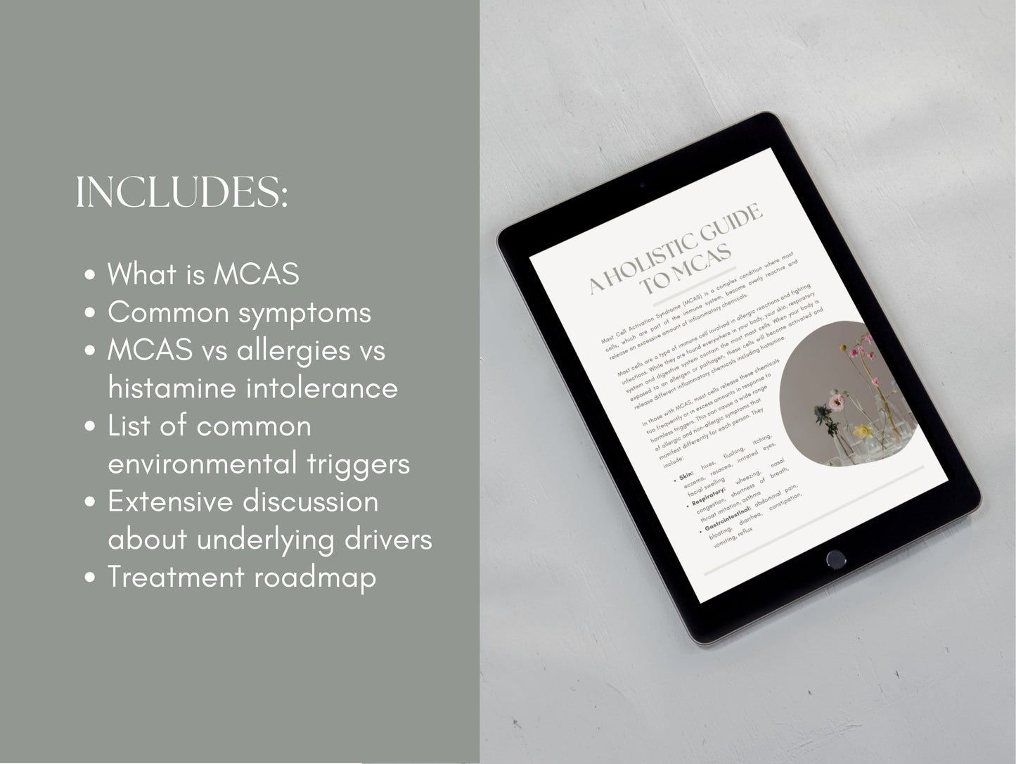 White-label MCAS guide for passive income and patient education