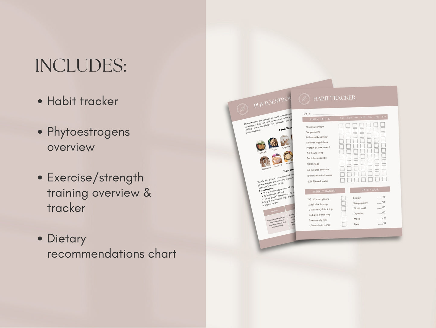 Menopause Worksheets