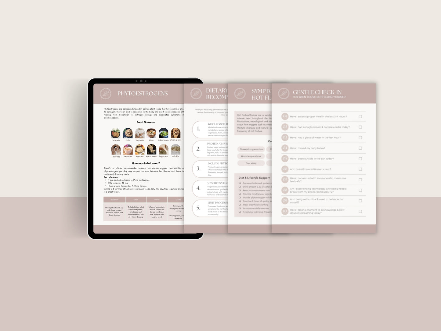 Menopause Worksheets