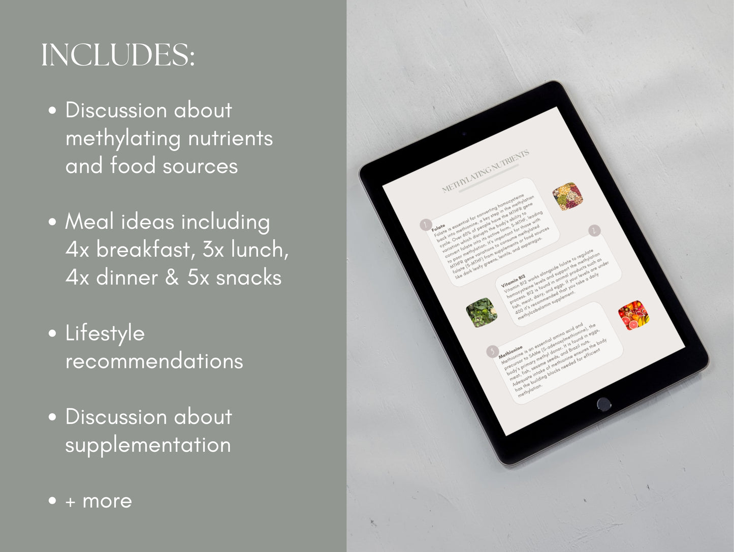Canva Methylation/MTHFR patient booklet template for wellness professionals