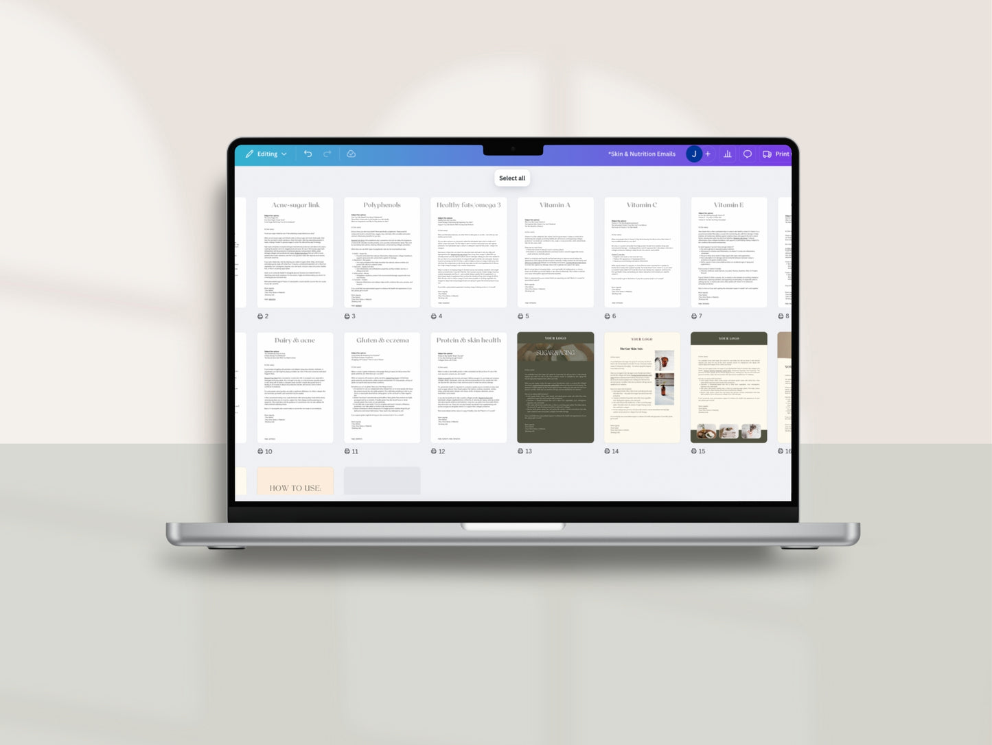 Nutrition & Skin Emails (12)