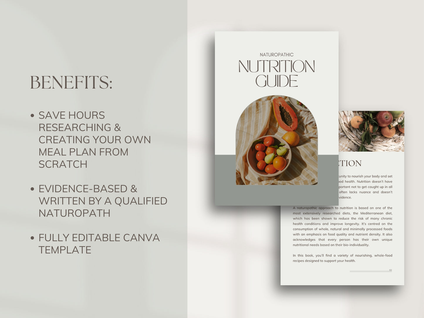 Mediterranean meal plan for naturopaths and holistic health professionals