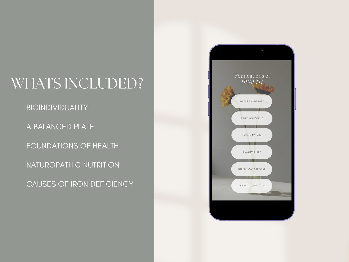 Canva Instagram reels on holistic nutrition