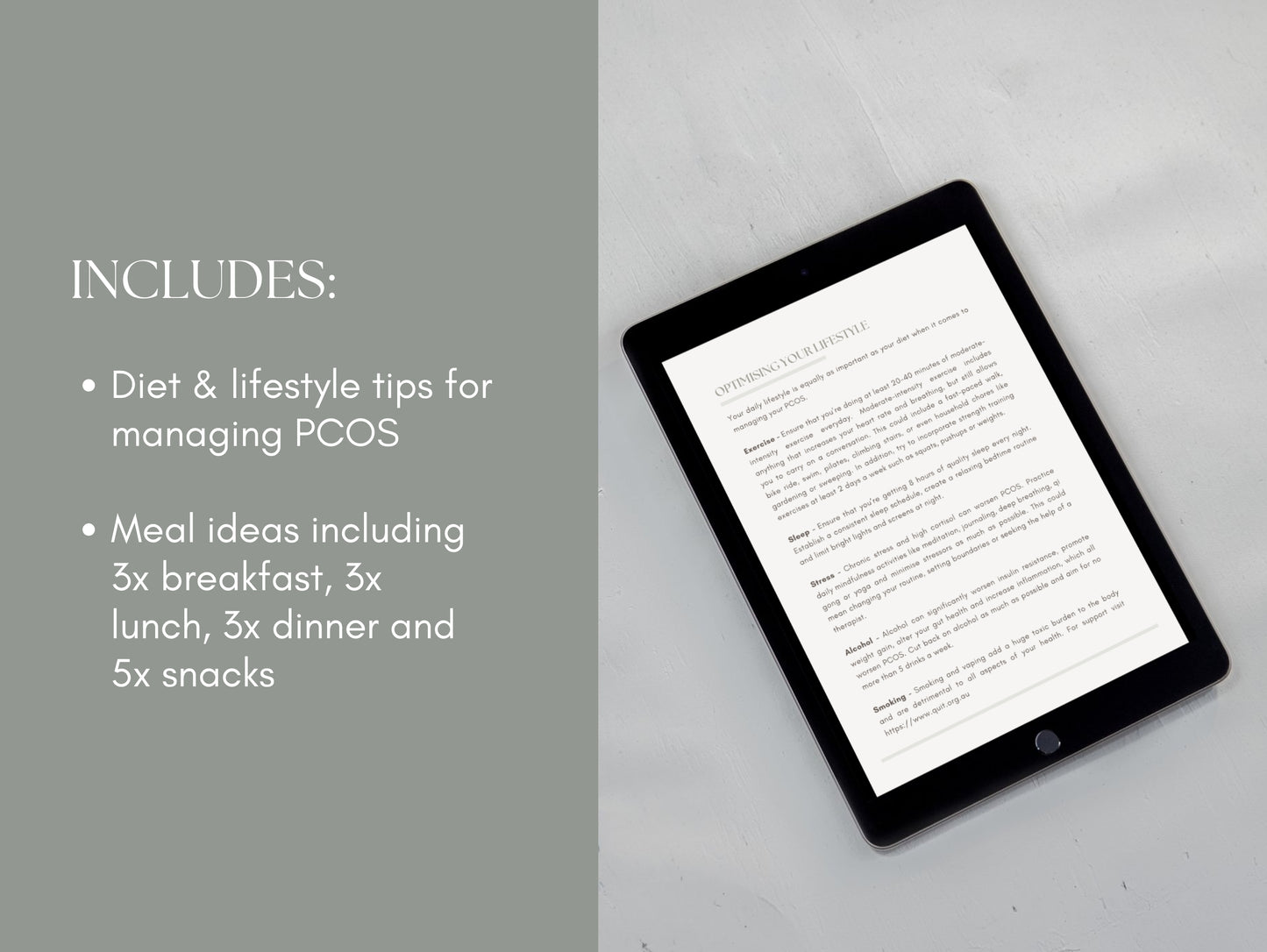 White-label PCOS guide for passive income and patient education