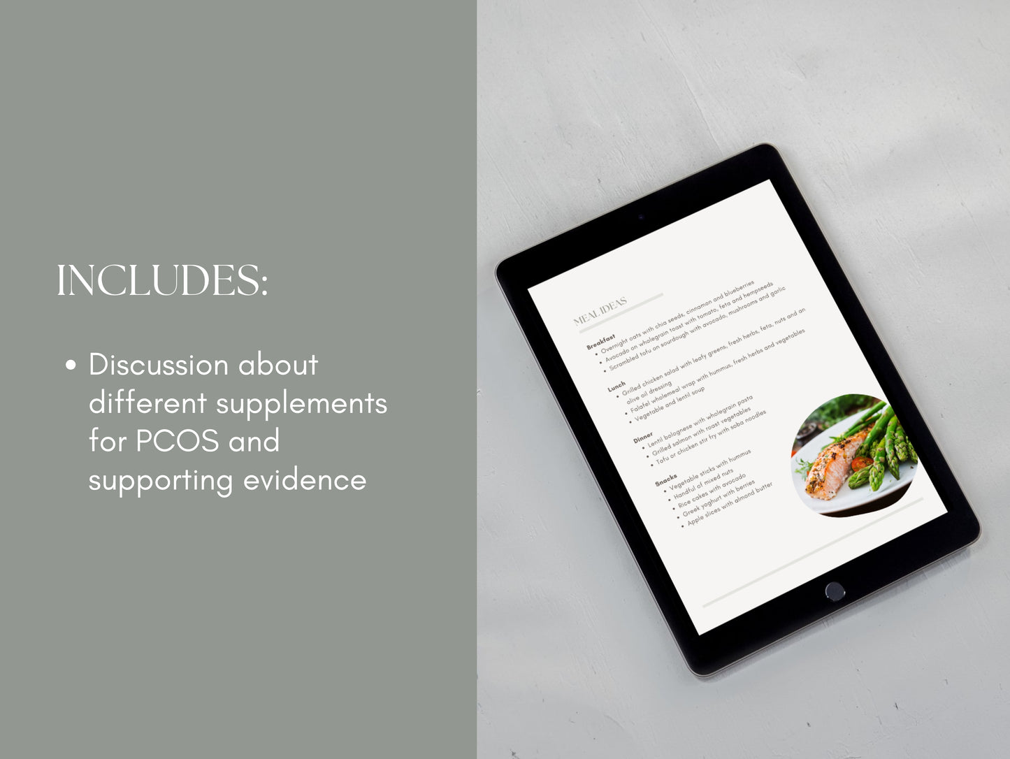 Canva PCOS patient booklet template for wellness professionals and herbalists