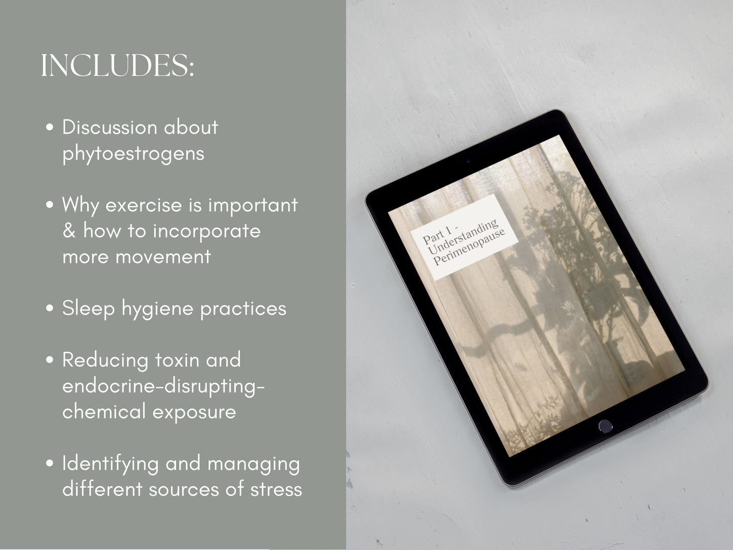 Done-for-you perimenopause eBook for functional medicine and hormone health