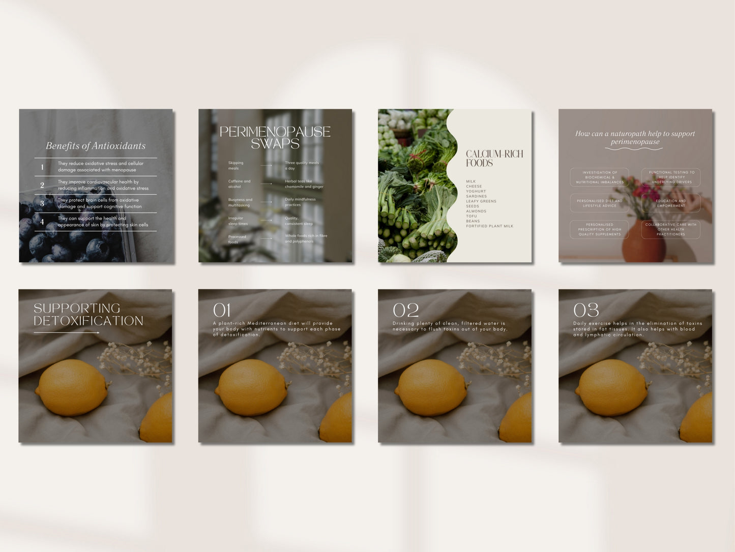 Canva post bundle for perimenopause and hormone changes