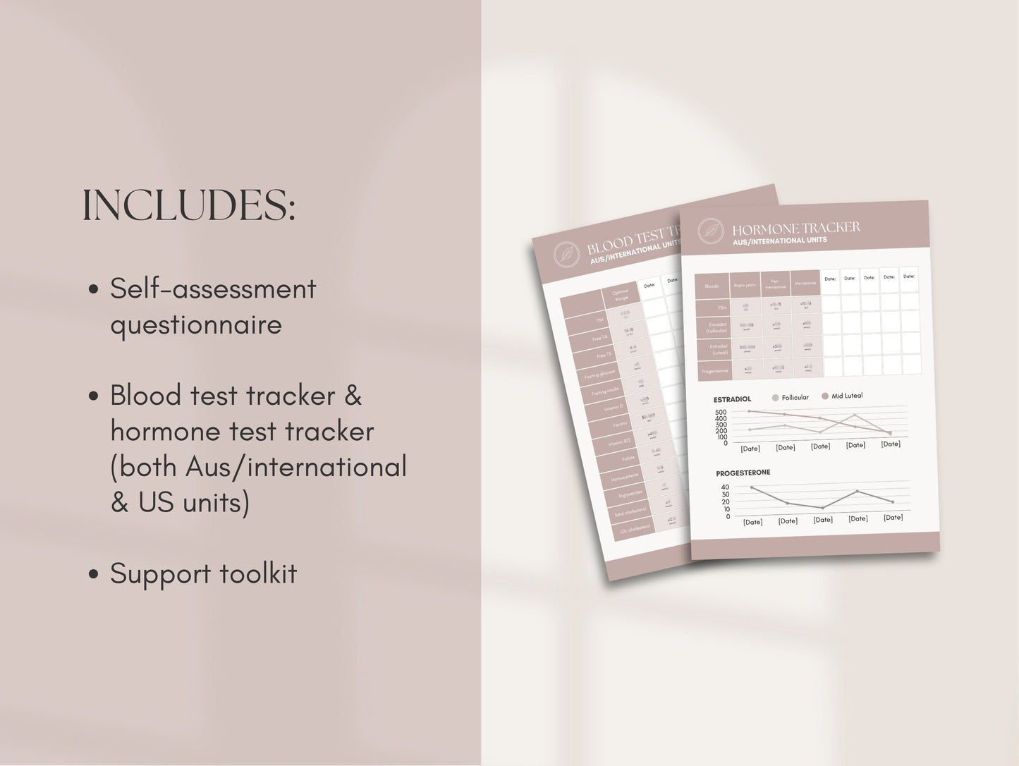 Menopause Worksheets