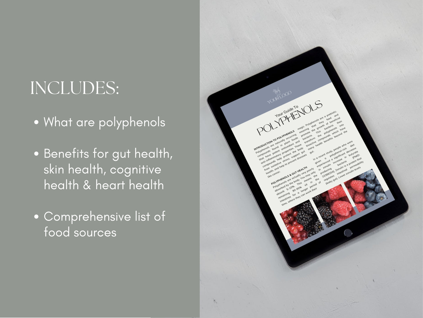 White-label polyphenol guide for passive income and patient education