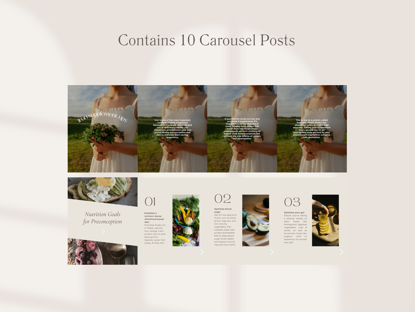 Fertility Instagram Canva Templates
