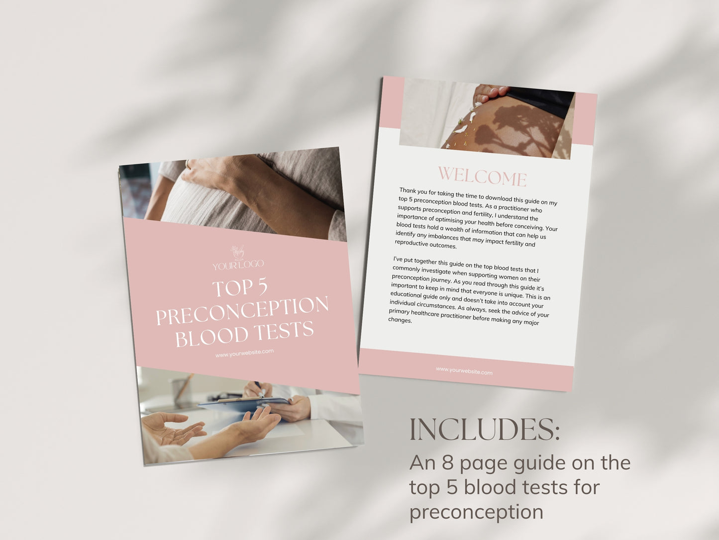 Functional naturopathic preconception blood test checklist