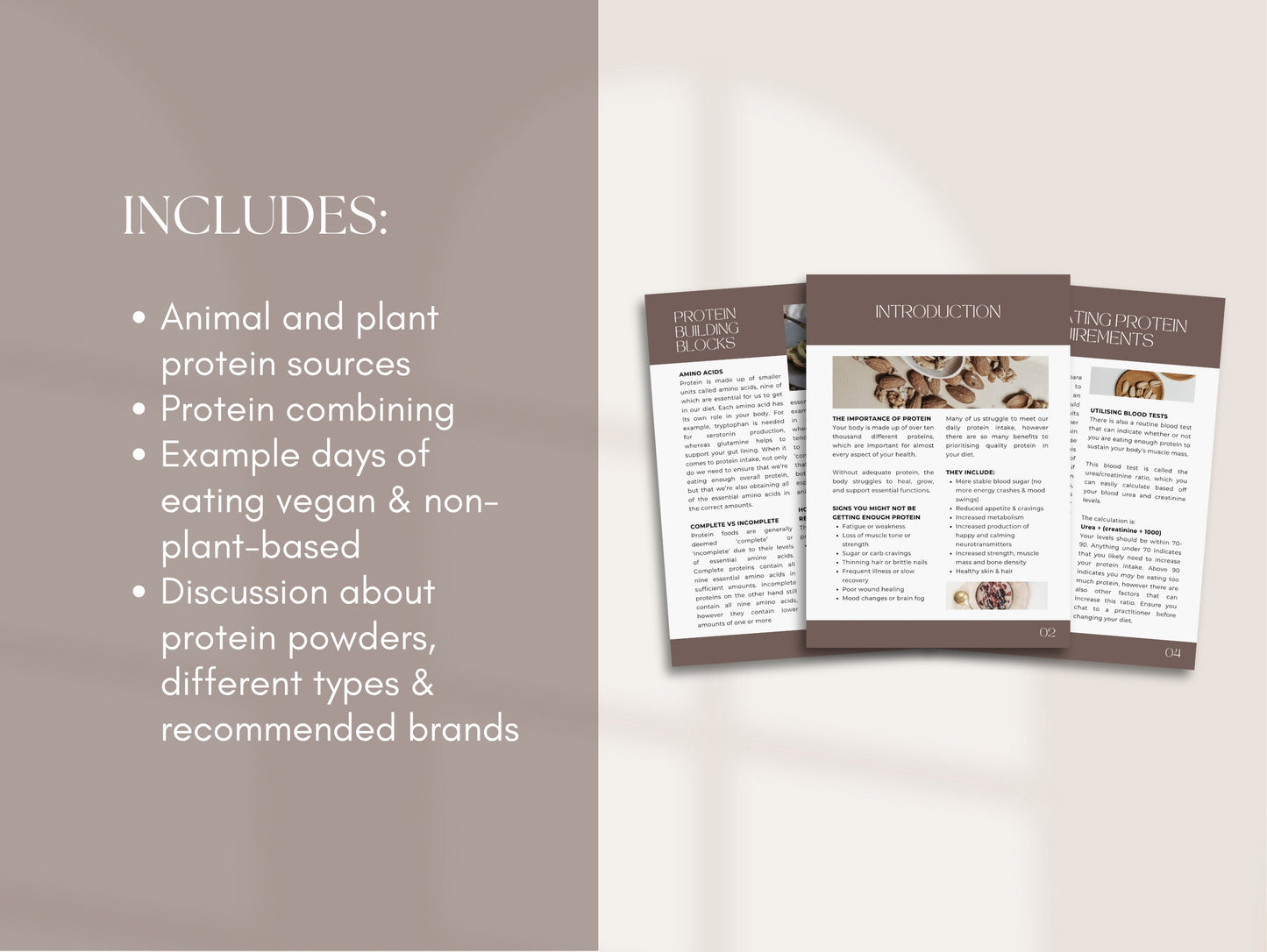 Protein Patient Handout