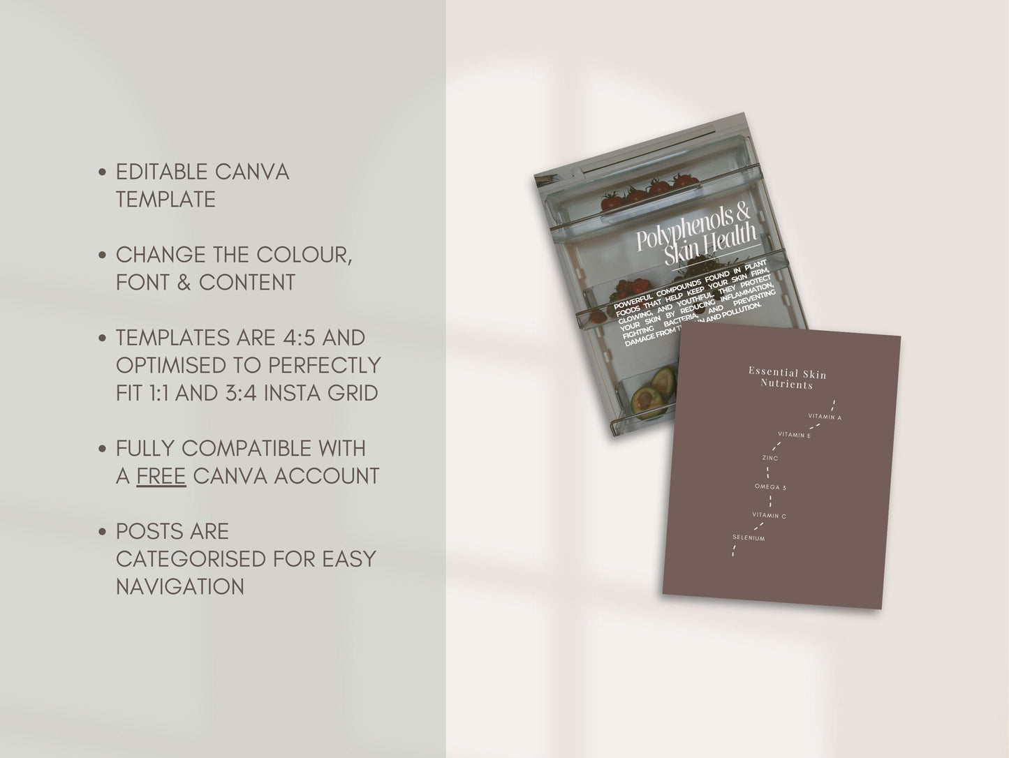 Skin Instagram Canva Templates