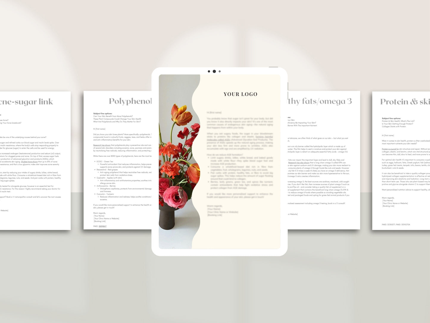 Nutrition & Skin Emails (12)