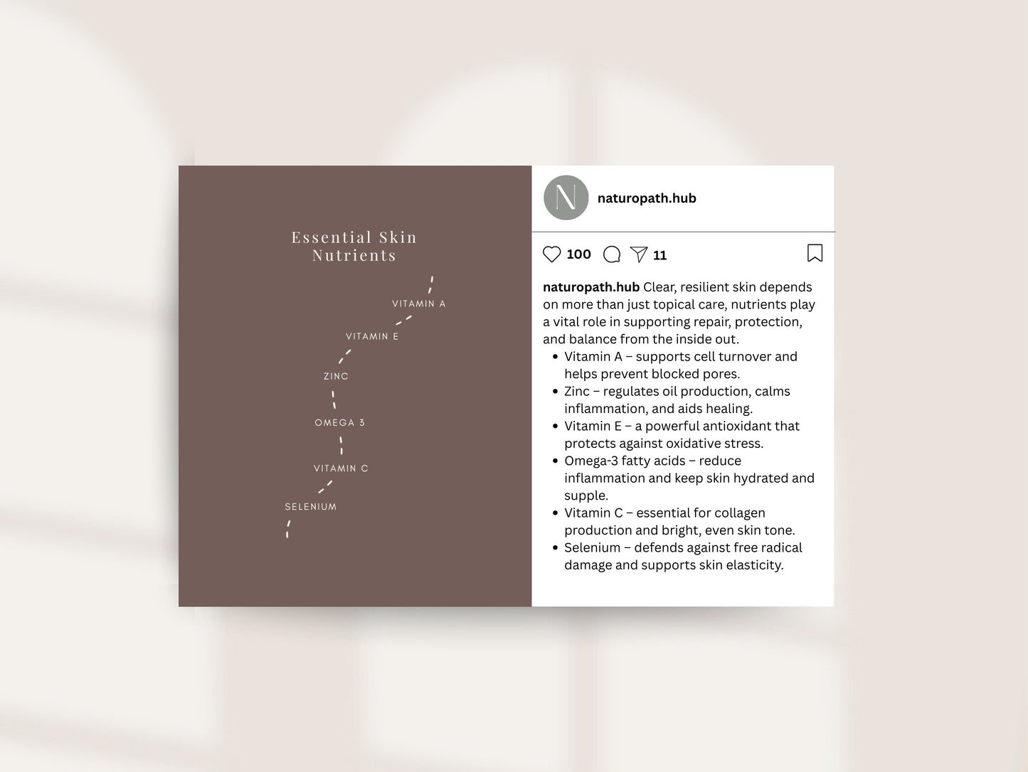 Skin Instagram Canva Templates