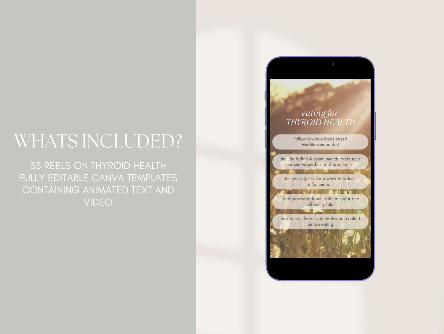 Thyroid hormone health Instagram reels for nutritionists and herbalists