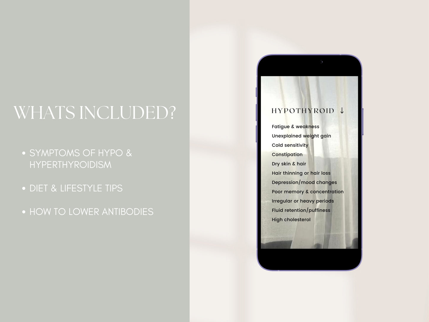 Instagram reels on thyroid symptoms, labs, and natural support