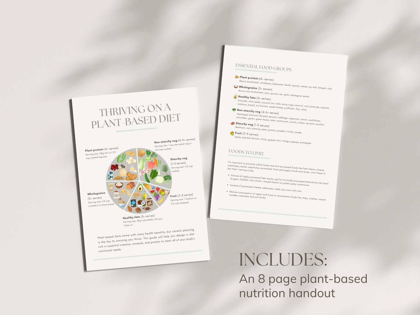 Done-for-you plant-based nutrition guide for holistic health professionals and nutritionists