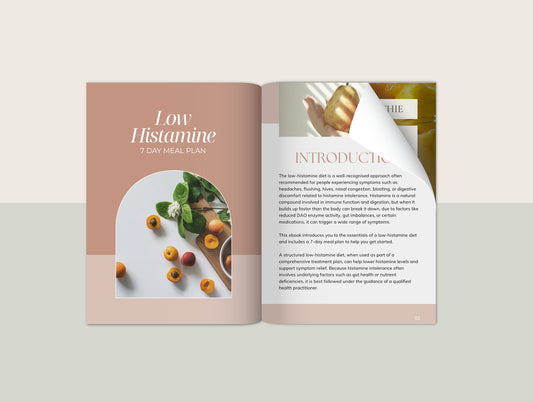 7 Day Low Histamine Meal Plan