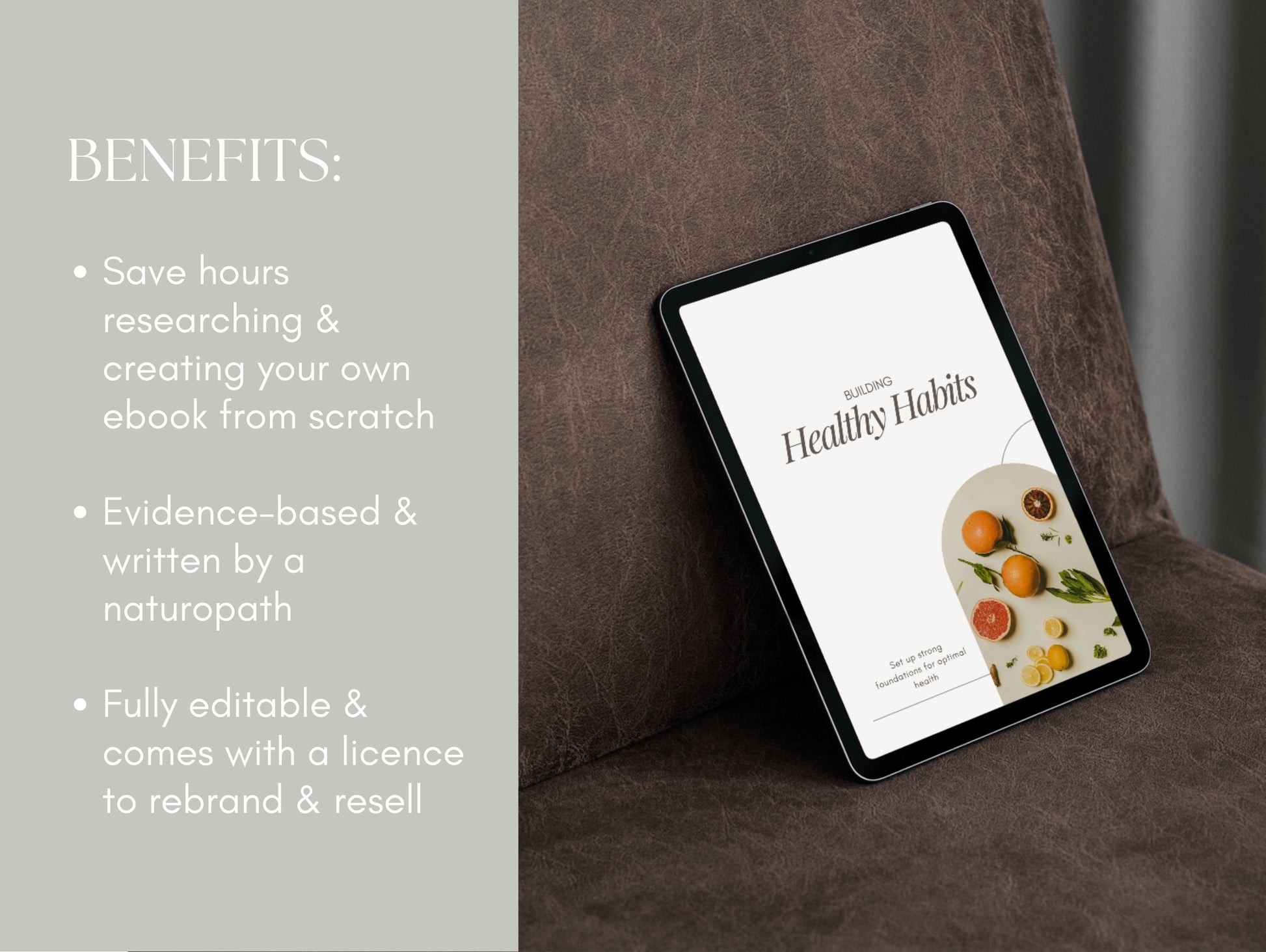 Wellness eBook Canva design for holistic health