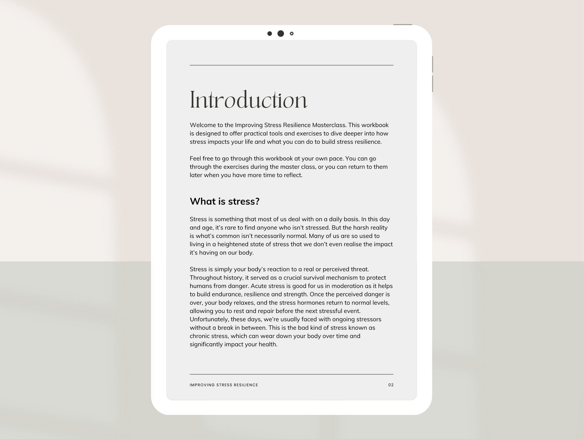 Client-ready stress masterclass for anxiety and burnout education