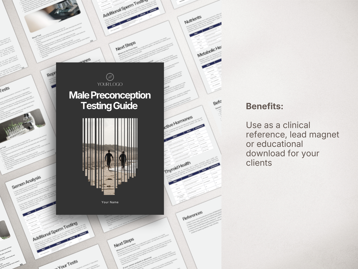 Male Preconception Testing Guide