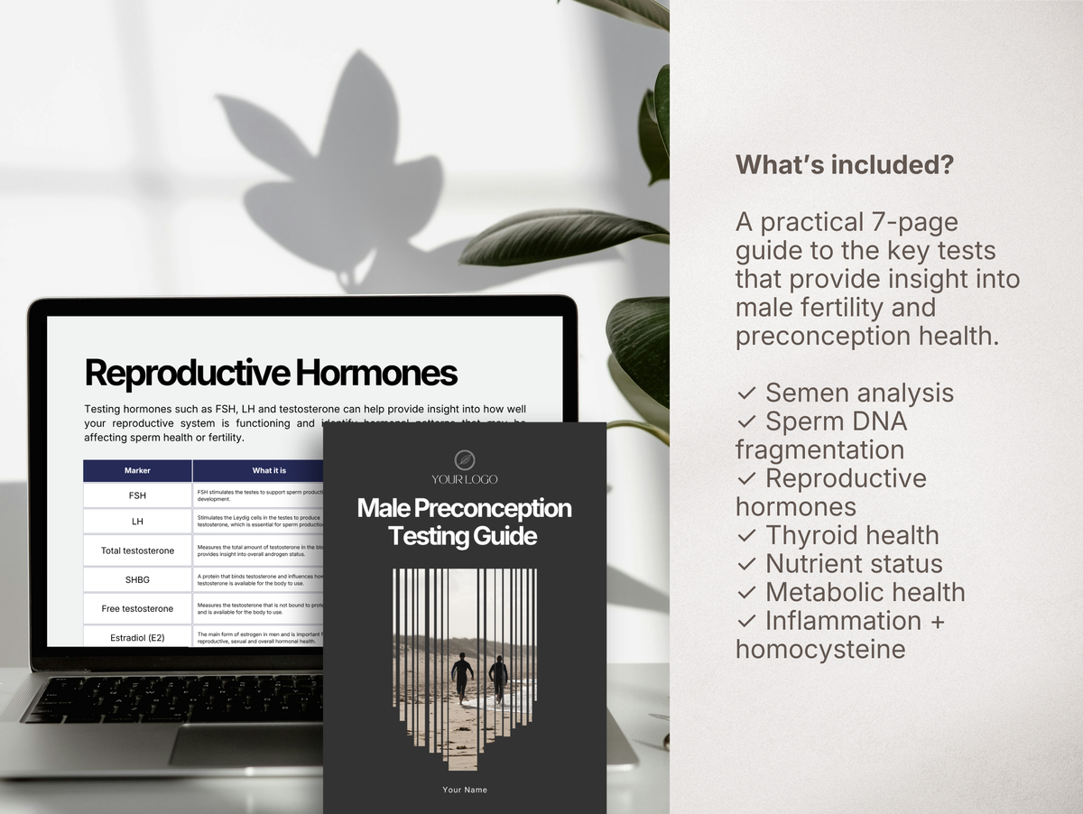 Male Preconception Testing Guide