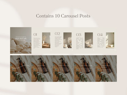 Skin Instagram Canva Templates