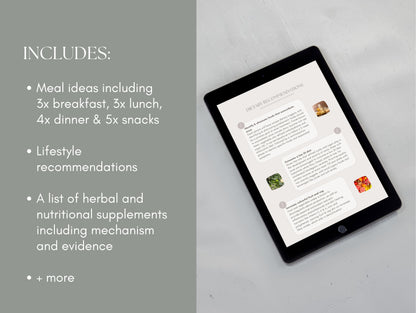 Canva acne patient booklet template for wellness professionals and herbalists